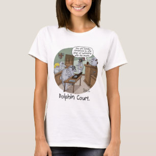 FUNNY BIRTHDAY CARD and GIFT with NIEDLICH DOLPHIN T-Shirt