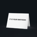 Funny Birthday Card Büro Humor Karte<br><div class="desc">Es ist dein Geburtstag. Auswahl eins: TV,  Nickerchen,  andere...  Funny minimalistische Geburtstagskarte. Benutzerdefinierter Text kann direkt auf der Produktseite geändert werden.</div>