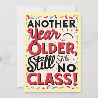 Funny Birthday Card Einladung