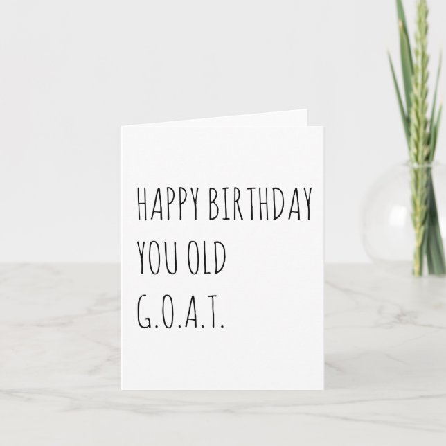 Funny Birthday Card Feiertagskarte (Vorderseite)