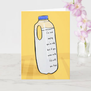 Funny Birthday Card for Friends - schnuppern Sie z Karte