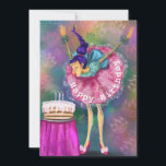 Funny Birthday Card Frauen blasen Kerzen aus<br><div class="desc">Funny Geburtstagskarten Girl Blow Out Birthday Kerzen - Anpassbar - oder wählen / Fügen Sie Ihren einzigartigen Text / Name / Farbe - Make Your Special Birthday Geschenk - Neu vergrössern und verschieben oder entfernen und hinzufügen / Elemente / Text mit Anpassungs-Tool ! Malerei und Design von MIGNED. Bitte schauen...</div>