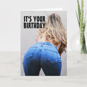 FUNNY BIRTHDAY CARD FÜR EHEFRAU KARTE