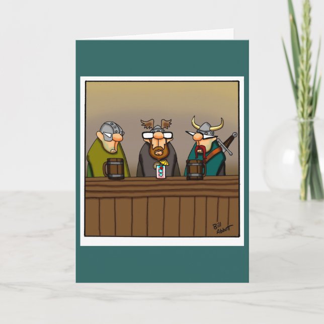Funny Birthday Card für ihn Karte (Vorderseite)