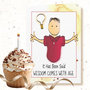 Funny Birthday Card für Ihn zum Personalisieren Karte