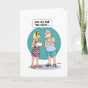 Funny Birthday Card für Vater Karte