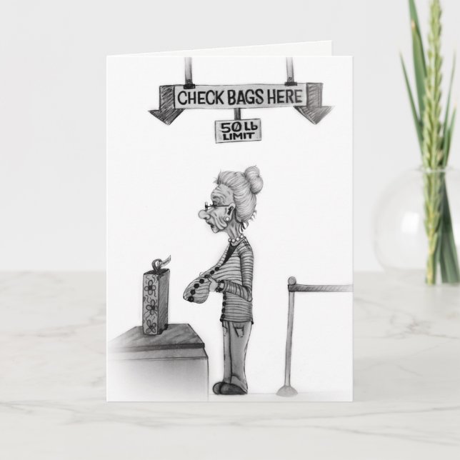 Funny Birthday Card Karte (Vorderseite)