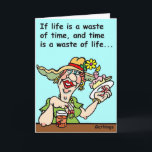 FUNNY BIRTHDAY CARD KARTE<br><div class="desc">Altes Betrunkenes Geburtstag!</div>