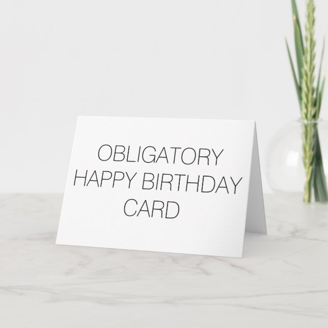 Funny Birthday Card Karte (Vorderseite)