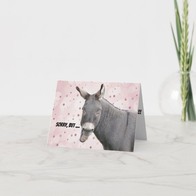 Funny Birthday Card Karte (Vorderseite)