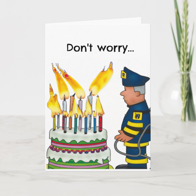 Funny Birthday Card wird älter Karte (Vorderseite)