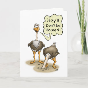 Funny Birthday Cards: Don't Be Scared 2 Karte