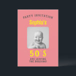 Funny Birthday Einladung<br><div class="desc">Eine raffinierte und elegante Geburtstagseinladung.</div>