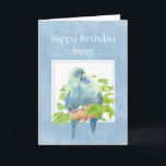 Funny Birthday for Mom Parrot Couple Birds Karte<br><div class="desc">Funny Birthday Parrot,  Birds for your Mother</div>