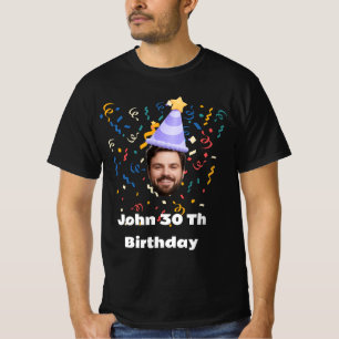 Funny Birthday Foto Matching Birthday Party Group T-Shirt