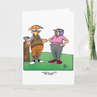 Funny Birthday Golf Carte Humour Pour Lui