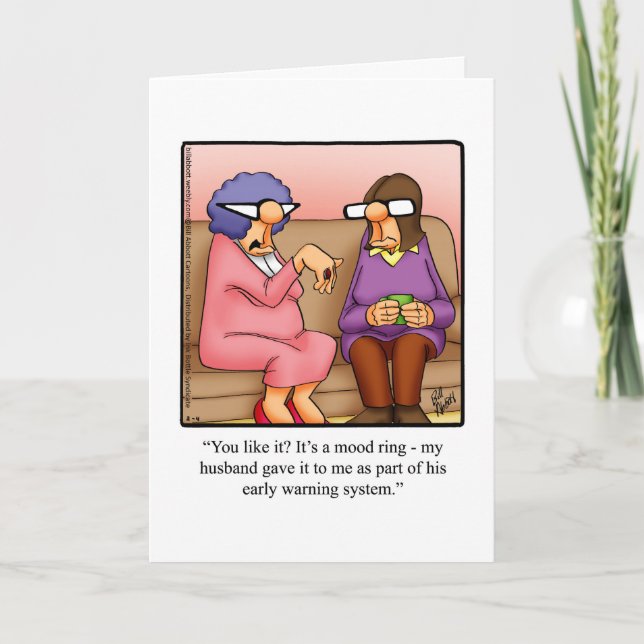 Funny Birthday Grußkarte für sie Karte (Vorderseite)