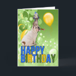 Funny Birthday Haustiere für eine gut ausgeglichen Karte<br><div class="desc">Wir alle haben diese Freunde,  die jeden Faktor im Leben so einfach auszugleichen scheinen. Lass diesen niedlichen Haustieren,  die sich übereinander balancieren,  an ihrem Geburtstag Geburtstagwünsche an deine Lieblings-ausgewogene Person.</div>