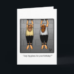 Funny Birthday Humor Card For Friend Karte<br><div class="desc">Enjoy spreading the laughter with this hilarious happy birthday greeting card by cartoonist Bill Abbott; send some laughs along with your best wishes for a happy birthday. Bill Abbott's cartoon "Spectickles" the internationally syndicated comic has also appeared in Hallmark U.K., Reader's Digest, Saturday Evening Post and other fine magazines and...</div>