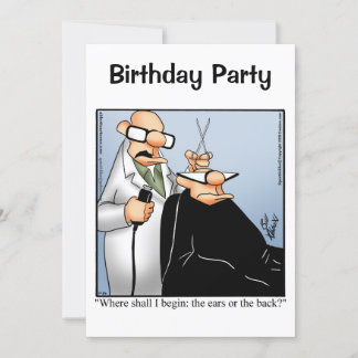 Funny Birthday Party Einladungen für ihn