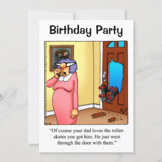 Funny Birthday Party Einladungen für ihn