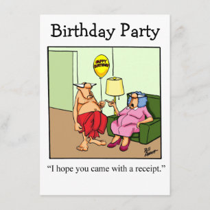 Funny Birthday Party Einladungen für sie