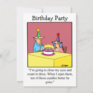 Funny Birthday Party Einladungen für sie