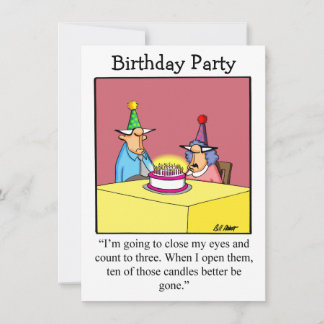 Funny Birthday Party Einladungen für sie