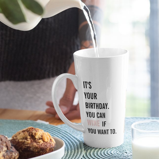 Funny Birthday Quotes | Collage Foto | Bestes Gesc Milchtasse (Von Creator hochgeladen)