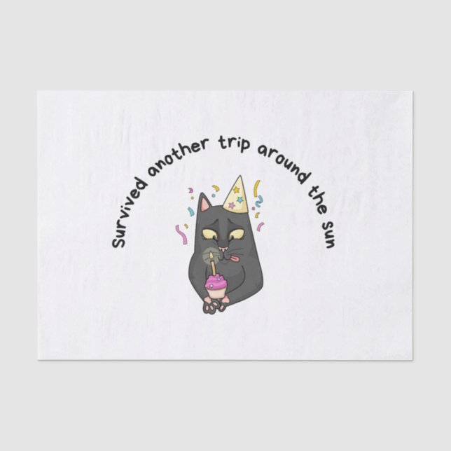 Funny Birthday Seidenpapier (Vorderseite)
