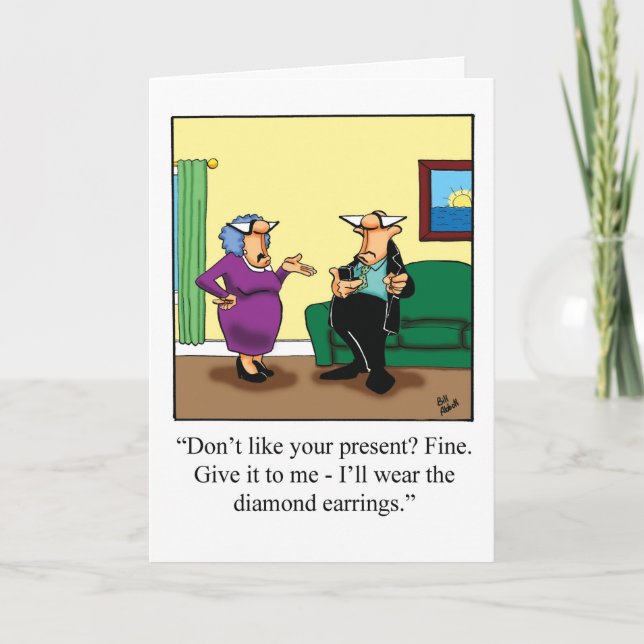 Funny Birthday Spaß Card für ihn Karte (Vorderseite)
