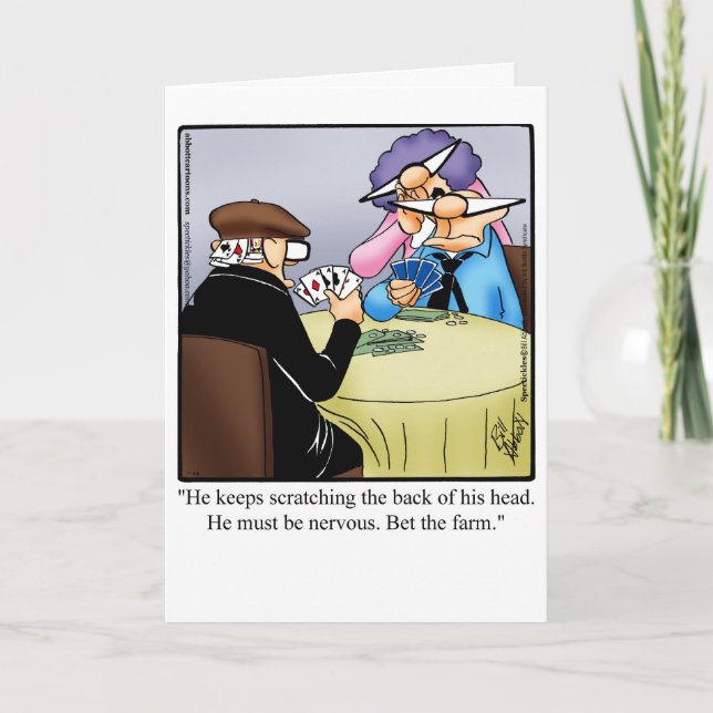 Funny Birthday Spaß Card von uns Karte (Vorderseite)