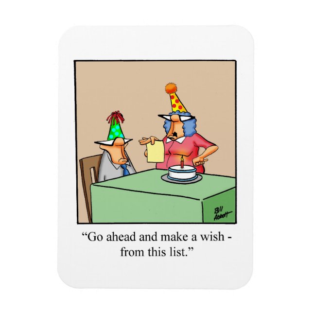 Funny Birthday Spaß Magnet Geschenk (Vertikal)