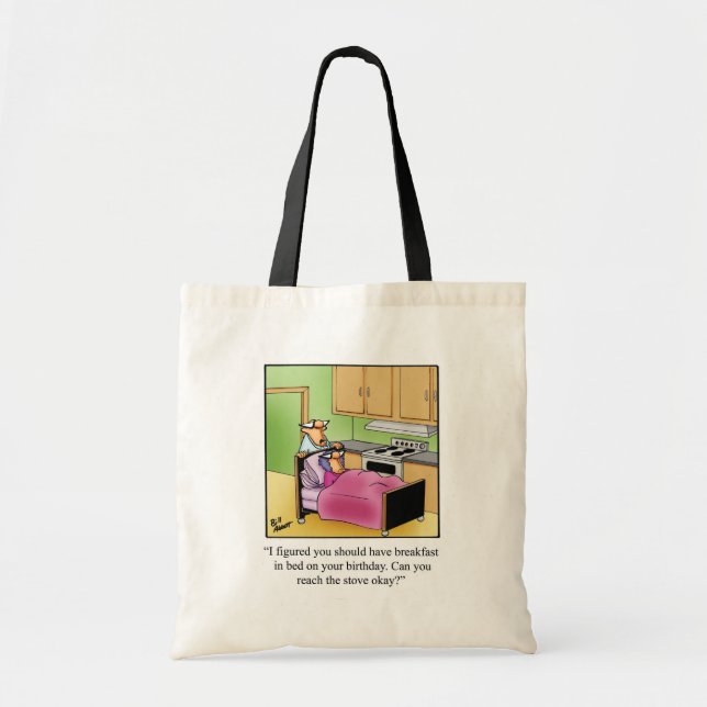Funny Birthday Spaß Tote Bag Tragetasche (Vorne)