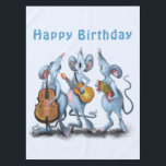 Funny Birthday Tablecloth Mouse Music Band Tischdecke<br><div class="desc">Funny Romantic Mouse Band - Cartoon Animal Zeichnend Mouses Liebe Musik - Wählen / Fügen Sie Ihre einzigartige Text / Farbe - Make Your Cecift - Neu vergrössern und verschieben oder entfernen und hinzufügen / Text mit Anpassungs-Tool ! - Zeichn und Design von MIGNED. Sie können meine Designs auch auf...</div>