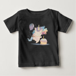 Funny Birthday Unicorn Baby T-shirt