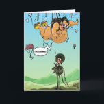 Funny Birthday Wishes - Geronimo Karte<br><div class="desc">Look out! The "Funny Birthday Wishes - Geronimo" card is dropping in hard and fast. It seems that yet another year has snuck right by and you weren’t ready! This message is the perfect compliment for almost any age. It portrays a hilarious and unique cartoon image of a sumo wrestler...</div>