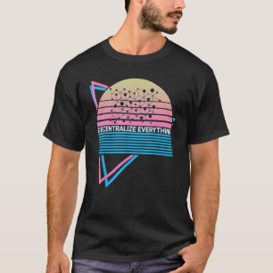 Funny Bitcoin Crypto Kryptowährung dezentralisiere T-Shirt