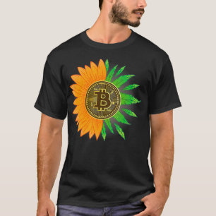 Funny Bitcoin & Weed Vintage Kryptowährungsberater T-Shirt