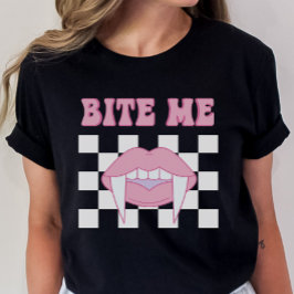 Funny Bite Me Shirt Gothic T-Shirt