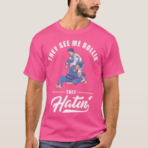 Funny Bjj Mixed Martial Arts Design Brazilian Jiu T-Shirt
