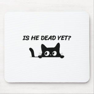 Funny Black Cat Anti Trump Politische Frauen Männe Mousepad