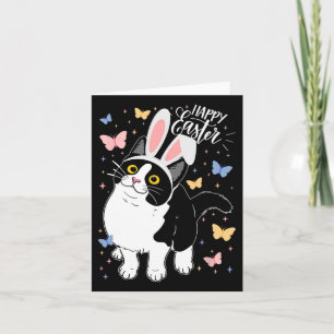 Funny Black Cat Ostereier Happy Osterfest Sonnen T Karte
