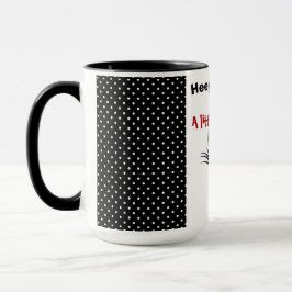 Funny Black Cat Tasse