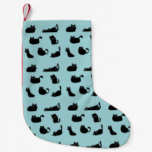 Funny Black Cats Kleiner Weihnachtsstrumpf