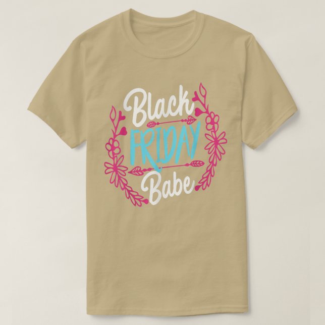 Funny Black Friday BabeThanksgiving T-Shirt (Design vorne)