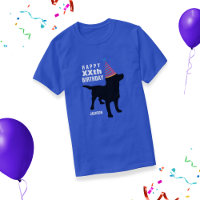 Funny Black Lab Hund benutzerdefinierten Alter und