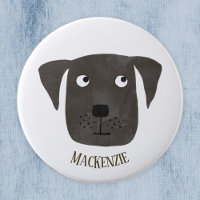 Funny Black Labrador Retriever Dog Individuelle Na