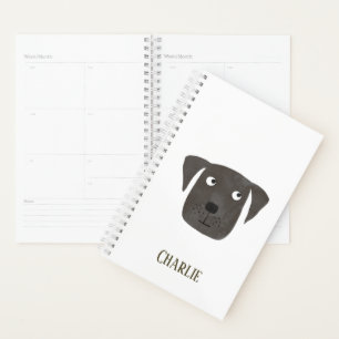 Funny Black Labrador Retriever Dog Individuelle Na Planer