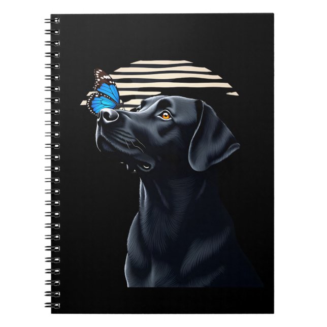 Funny Black Labrador Retriever Lab Dog Owner Pet A Notizblock (Vorderseite)